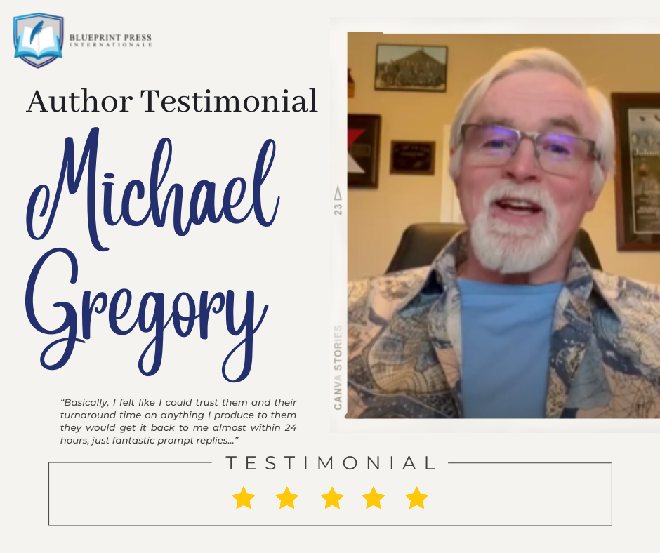 Blueprint Press Helped Michael Gregory Reach The Finish Line!